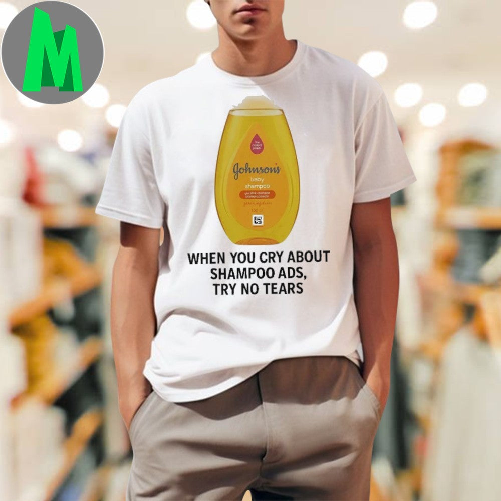 Design Johnson's Baby Funny Parody When You Cry About - Adult & Kids T-Shirts, Sweatshirts & Hoodies apparel design preview 1