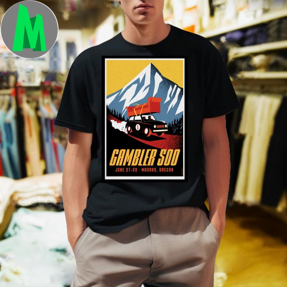 Design June 27-29 2025 Gambler 500 Event in Madras, - Adult & Kids T-Shirts, Sweatshirts & Hoodies apparel design preview 1