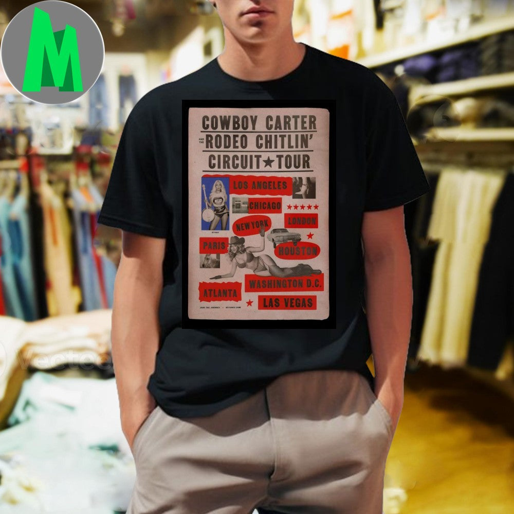 Design June 28 2025 Beyonce Cowboy Tour Texas, - Adult & Kids T-Shirts, Sweatshirts & Hoodies apparel design preview 1