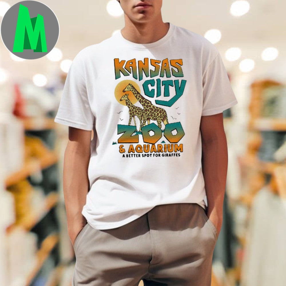 Design Kansas City Zoo Aquarium Giraffes - Adult & Kids T-Shirts, Sweatshirts & Hoodies apparel design preview 1