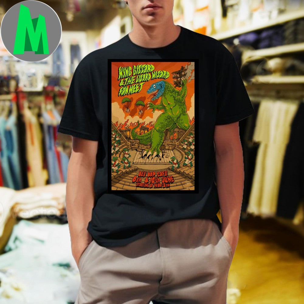 Design King Gizzard The Lizard Wizard Tour 2025 - Adult & Kids T-Shirts, Sweatshirts & Hoodies apparel design preview 1