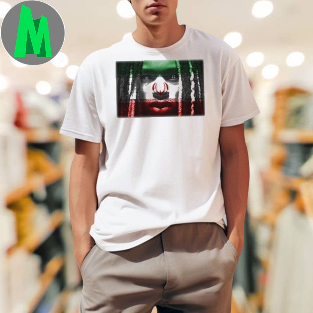 Design King Von Iran Flag Face Graphic - Adult & Kids T-Shirts, Sweatshirts & Hoodies apparel design preview 1