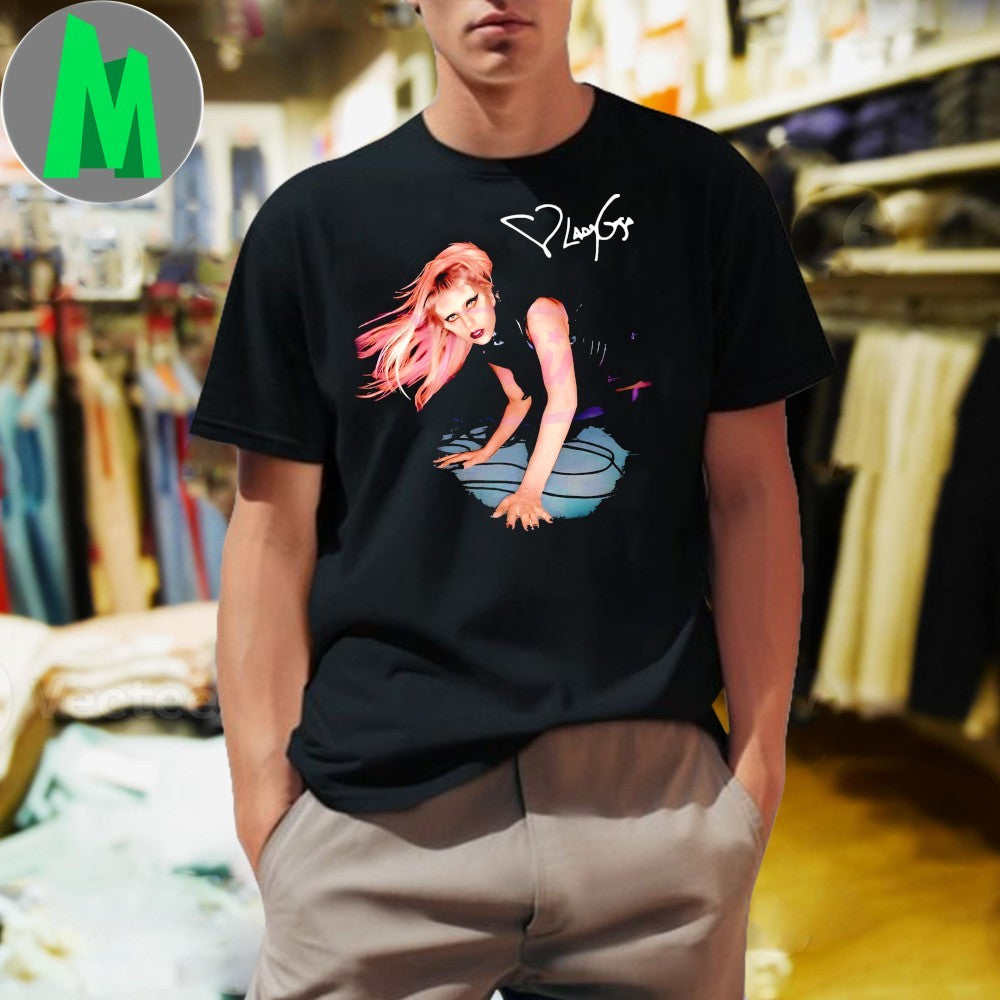 Design Lady Gaga Pop Diva Gothic Stage Pose - Adult & Kids T-Shirts, Sweatshirts & Hoodies apparel design preview 1
