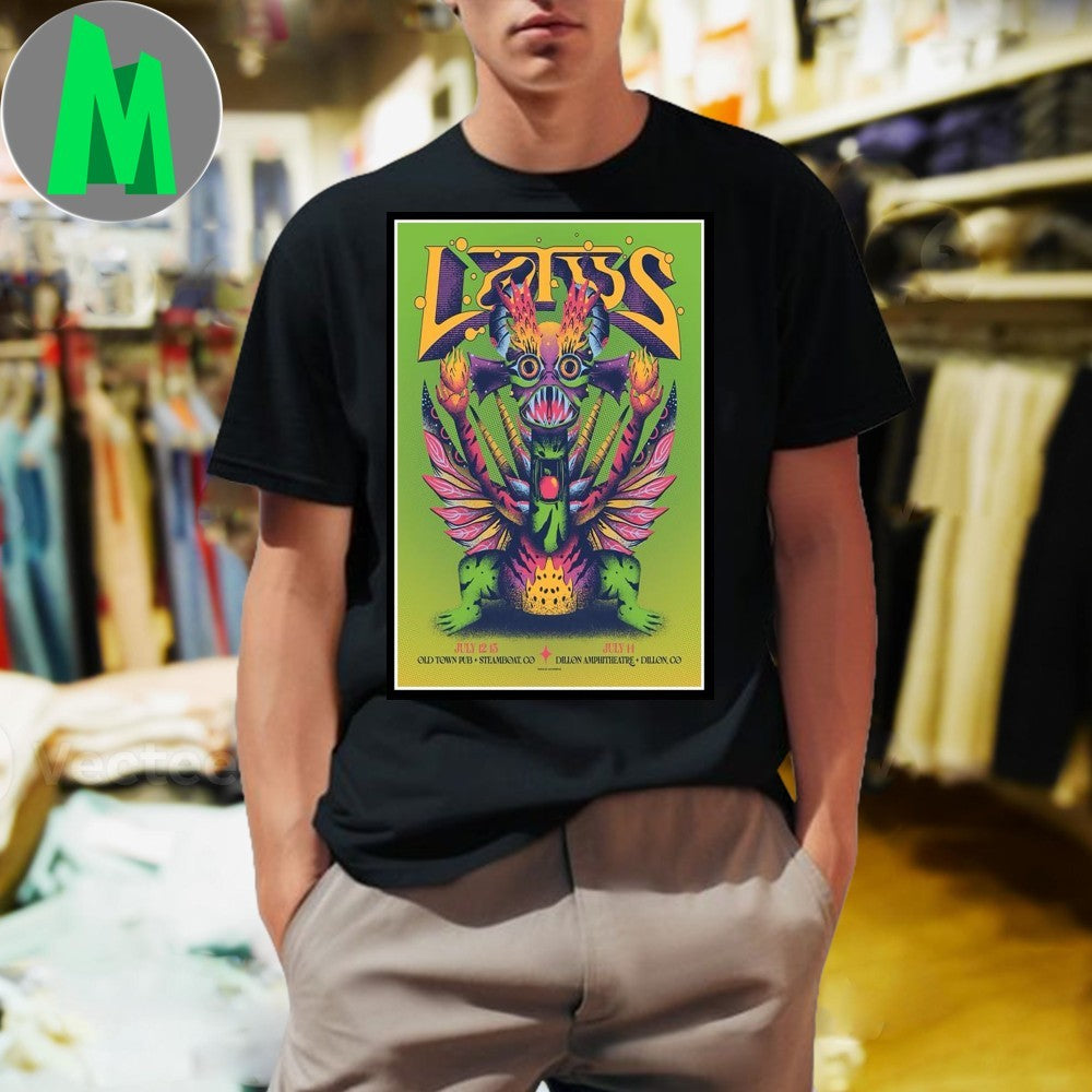Design Lotus July 12-14 2025 Steamboat And Dillon CO - Adult & Kids T-Shirts, Sweatshirts & Hoodies apparel design preview 1