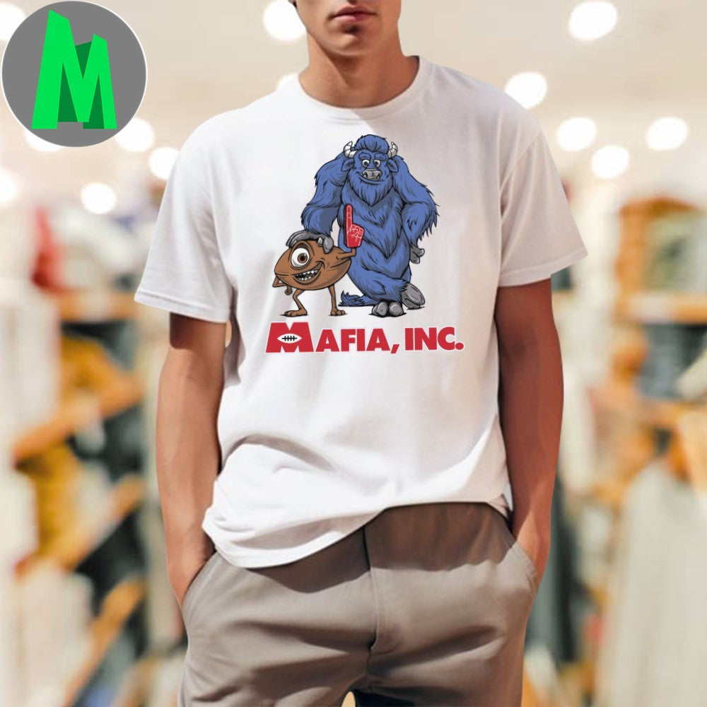 Design Mafia, Inc Buffalo Football Mascot - Adult & Kids T-Shirts, Sweatshirts & Hoodies apparel design preview 1