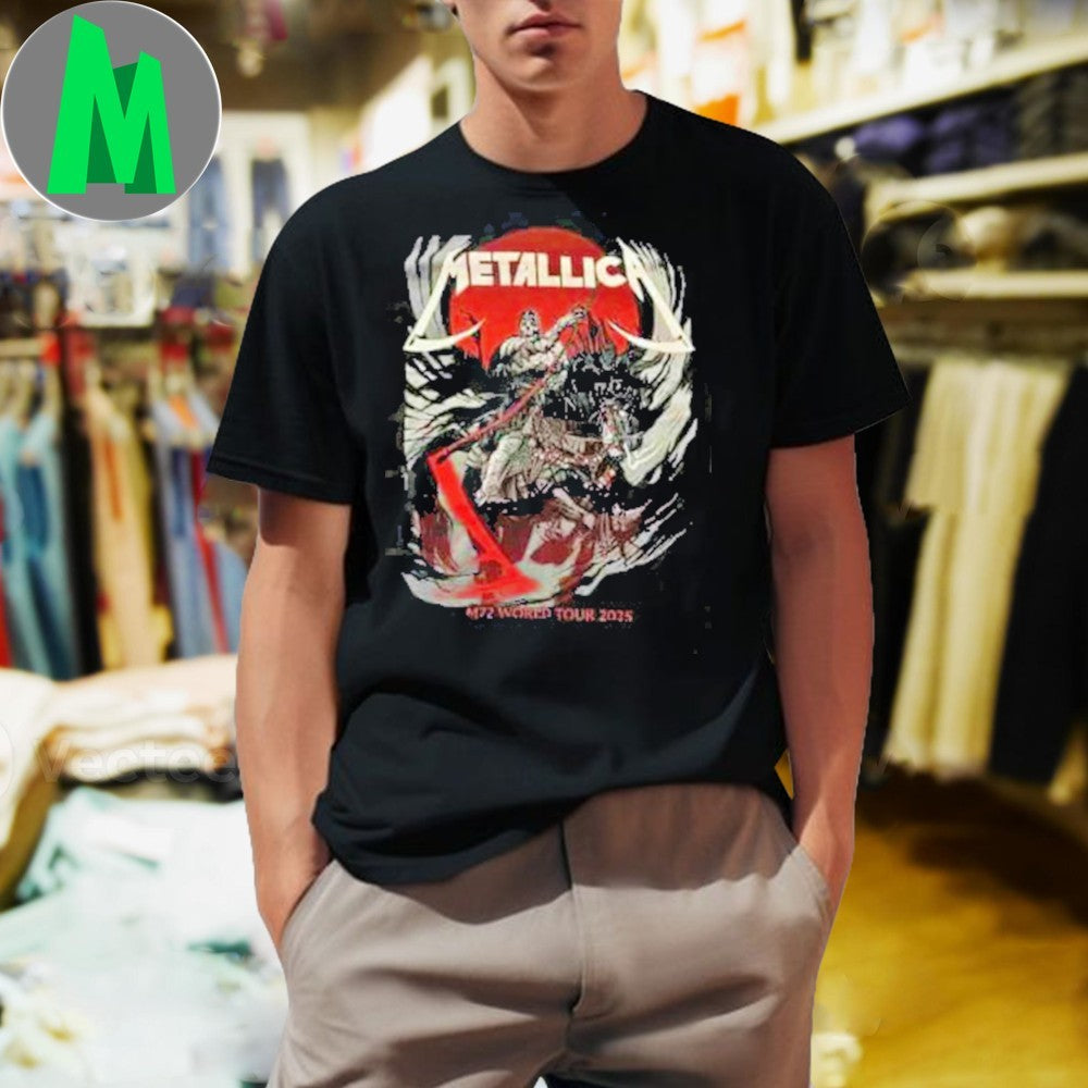 Design Metallica M72 Denver North American Tour 2025 - Adult & Kids T-Shirts, Sweatshirts & Hoodies apparel design preview 1