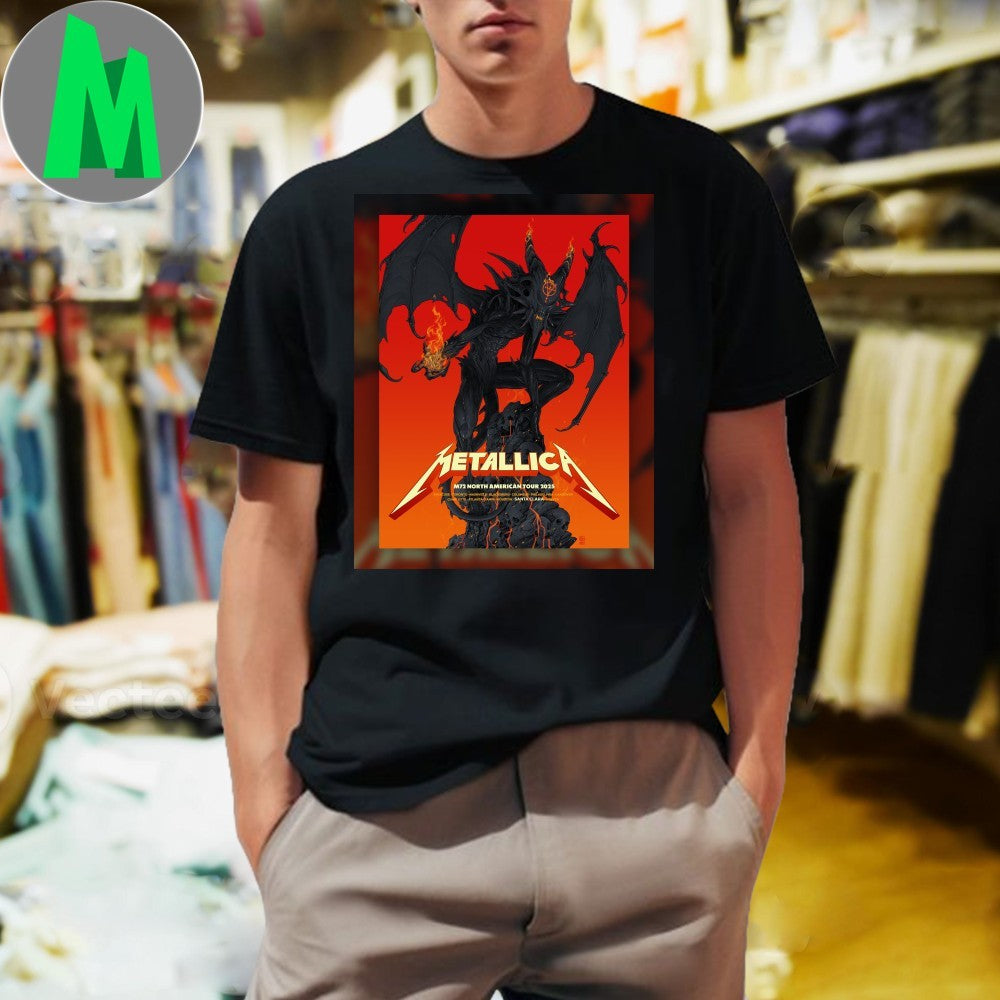 Design Metallica M72 World Tour 2025 Santa Clara - Adult & Kids T-Shirts, Sweatshirts & Hoodies apparel design preview 1