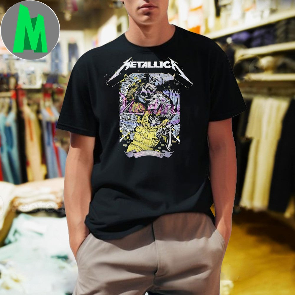 Design Metallica Nothing Else Matters Skeleton Couple - Adult & Kids T-Shirts, Sweatshirts & Hoodies apparel design preview 1