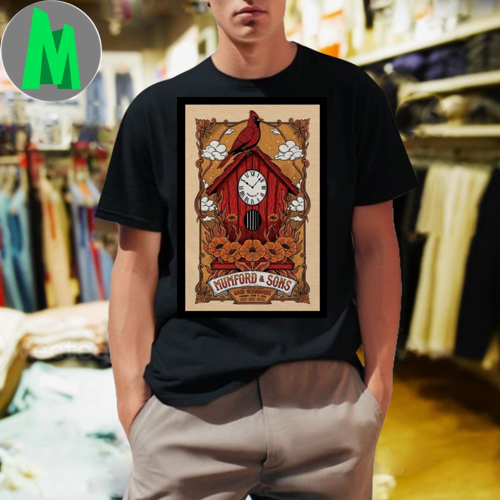 Design Mumford Sons June 17 2025 Noblesville IN - Adult & Kids T-Shirts, Sweatshirts & Hoodies apparel design preview 1