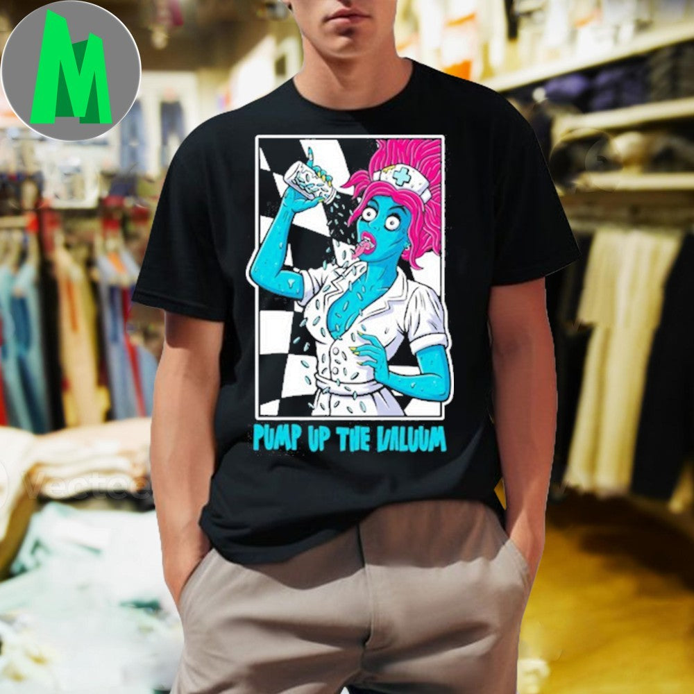 Design NOFX Pump Up The Valuum Zombie Nurse - Adult & Kids T-Shirts, Sweatshirts & Hoodies apparel design preview 1