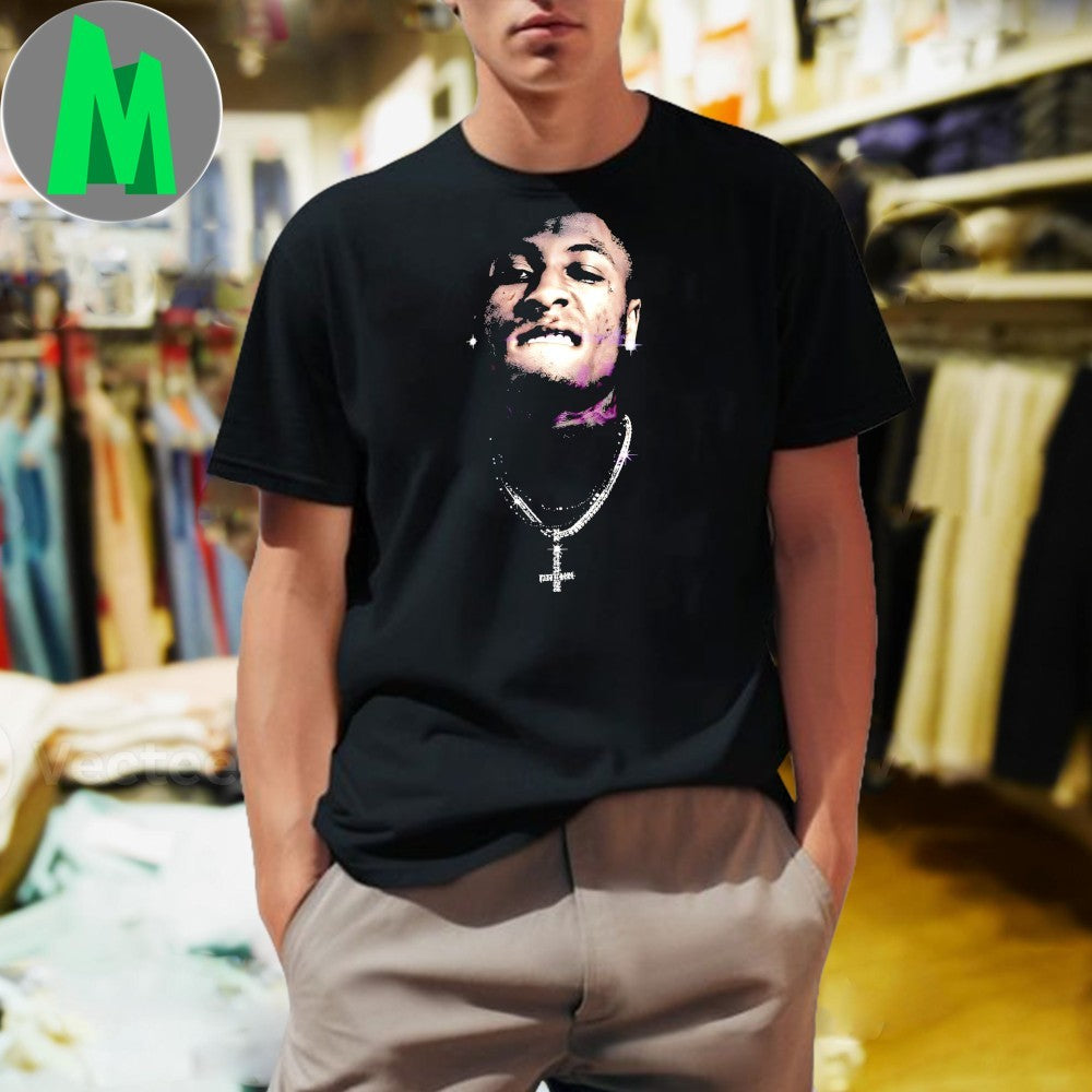 Design Nba Youngboy Diamond Chain Grunge Rap Portrait - Adult & Kids T-Shirts, Sweatshirts & Hoodies apparel design preview 1
