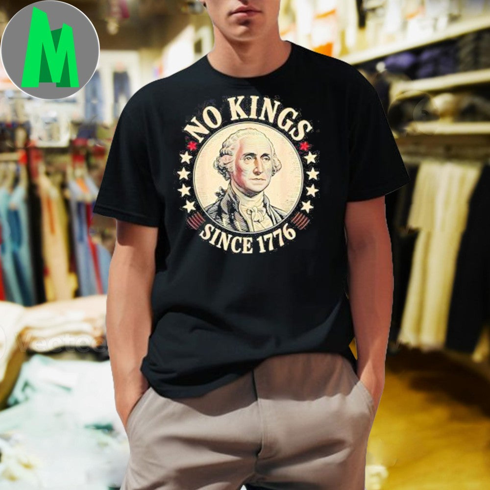 Design No Kings Since 1776 - Adult & Kids T-Shirts, Sweatshirts & Hoodies apparel design preview 1