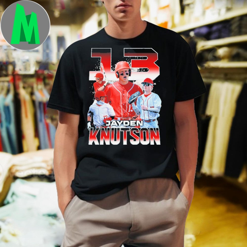 Design Number 13 Jayden Knutson - Adult & Kids T-Shirts, Sweatshirts & Hoodies apparel design preview 1