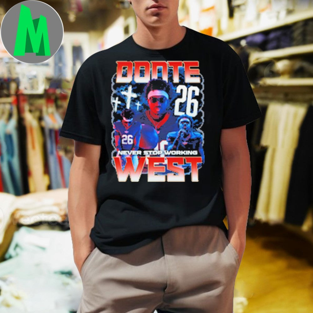 Design Number 26 Donte West - Adult & Kids T-Shirts, Sweatshirts & Hoodies apparel design preview 1