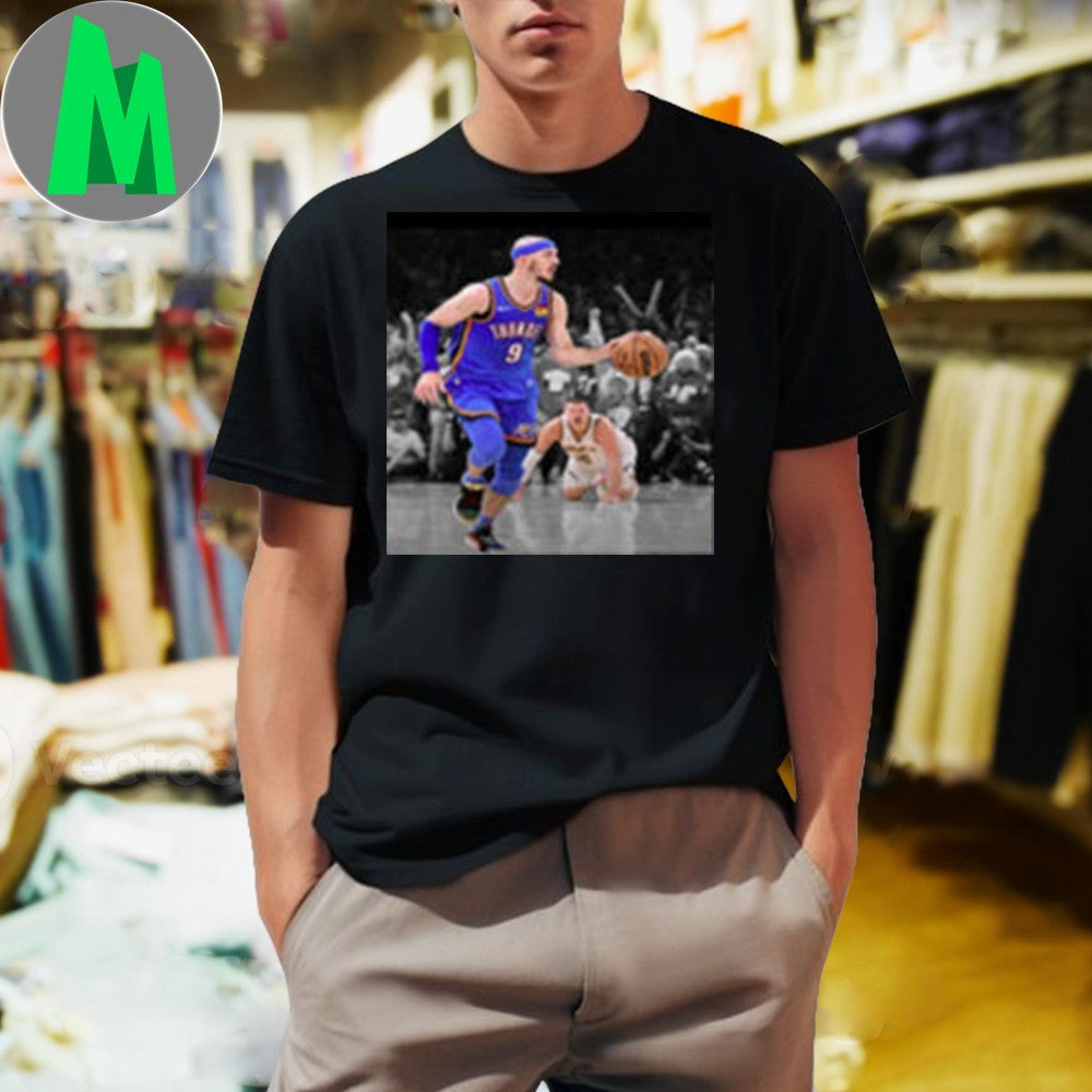Design Number 9 Alex Caruso Funny Meme With Nikola - Adult & Kids T-Shirts, Sweatshirts & Hoodies apparel design preview 1