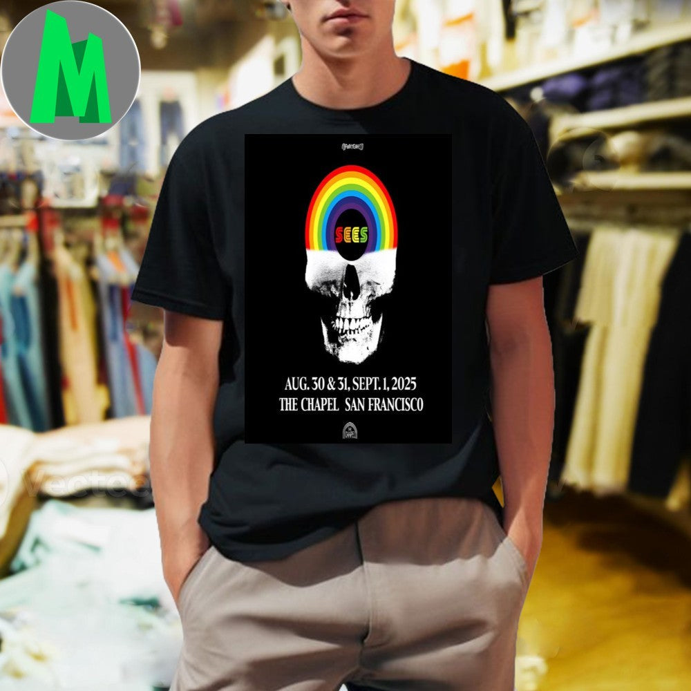 Design Oh Sees Aug 31 Sept 1 2025 SF Poster - Adult & Kids T-Shirts, Sweatshirts & Hoodies apparel design preview 1
