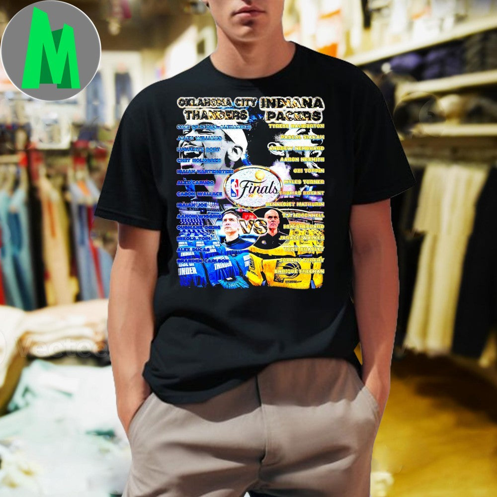 Design Oklahoma City Thunder vs Indiana Pacers Full - Adult & Kids T-Shirts, Sweatshirts & Hoodies apparel design preview 1