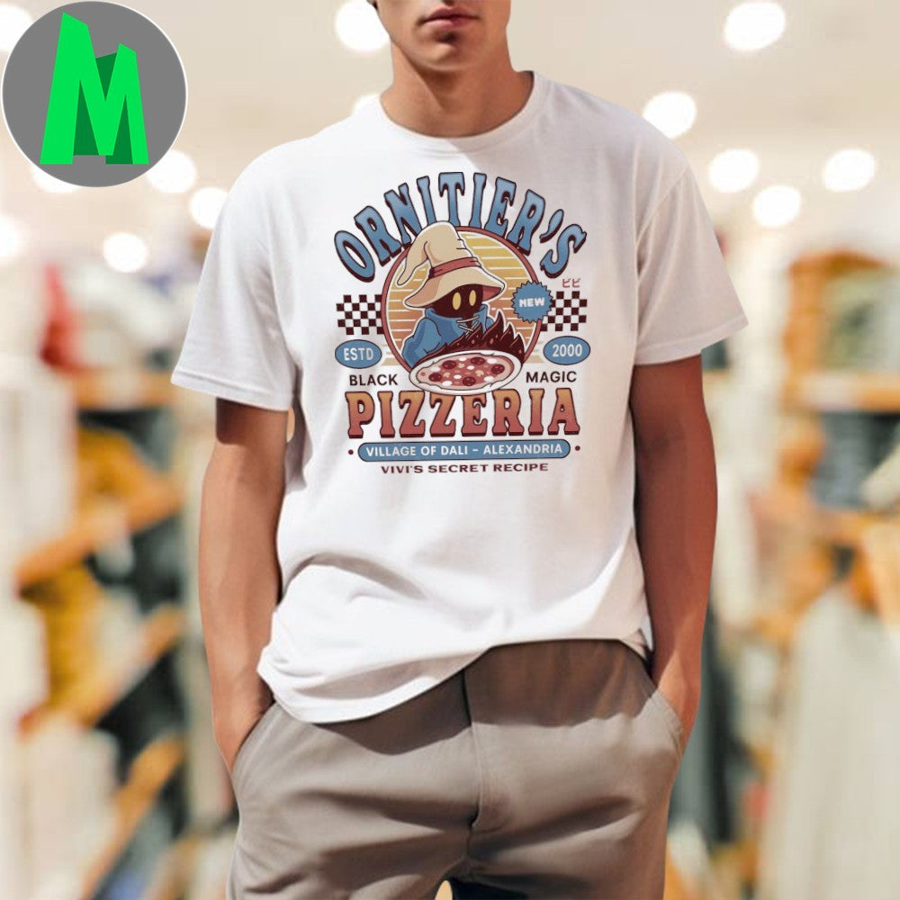 Design Ornitier's Pizzeria Vivi's Secret Recipe Retro - Adult & Kids T-Shirts, Sweatshirts & Hoodies apparel design preview 1