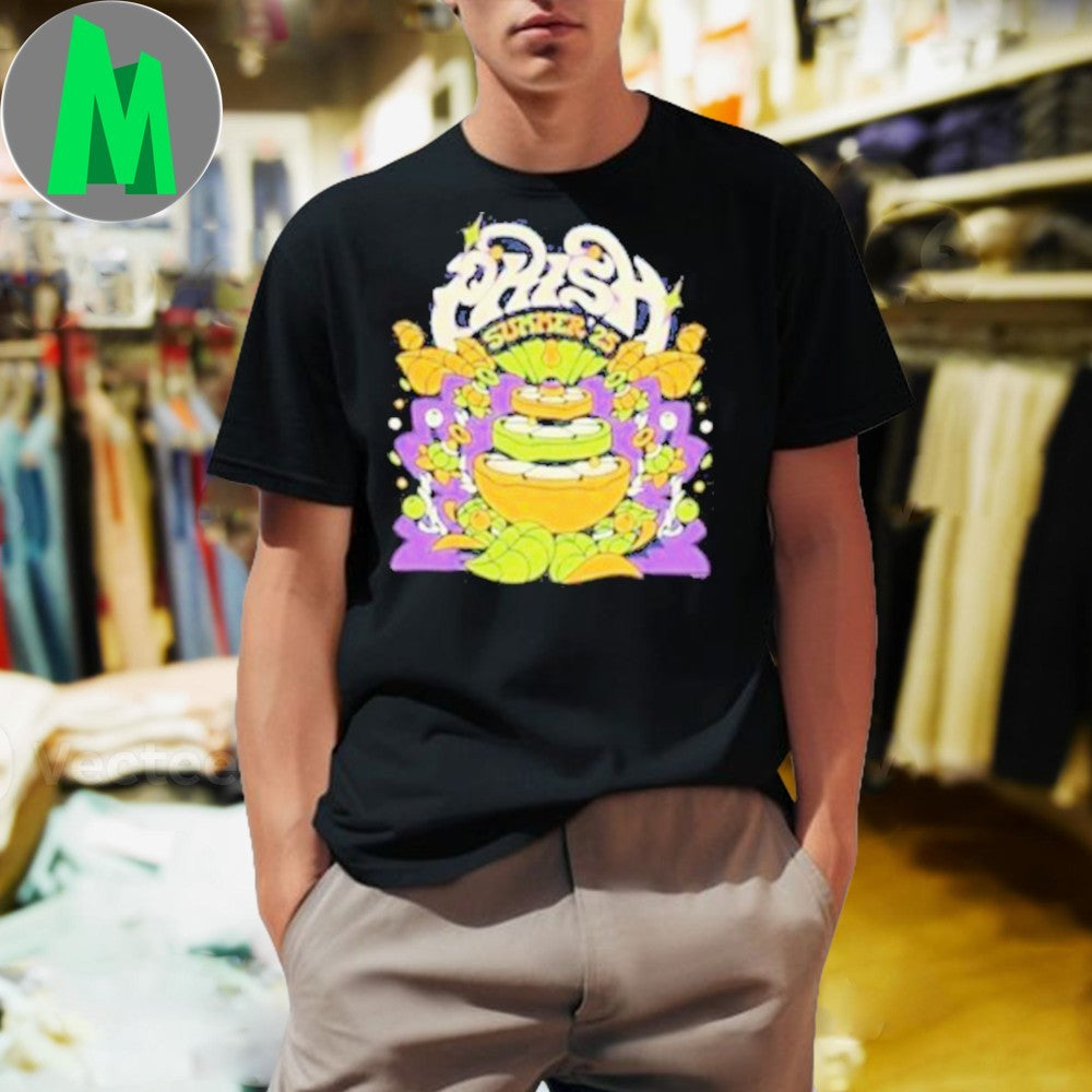 Design Phish Citrus Pucker Summer Tour 2025 - Adult & Kids T-Shirts, Sweatshirts & Hoodies apparel design preview 1