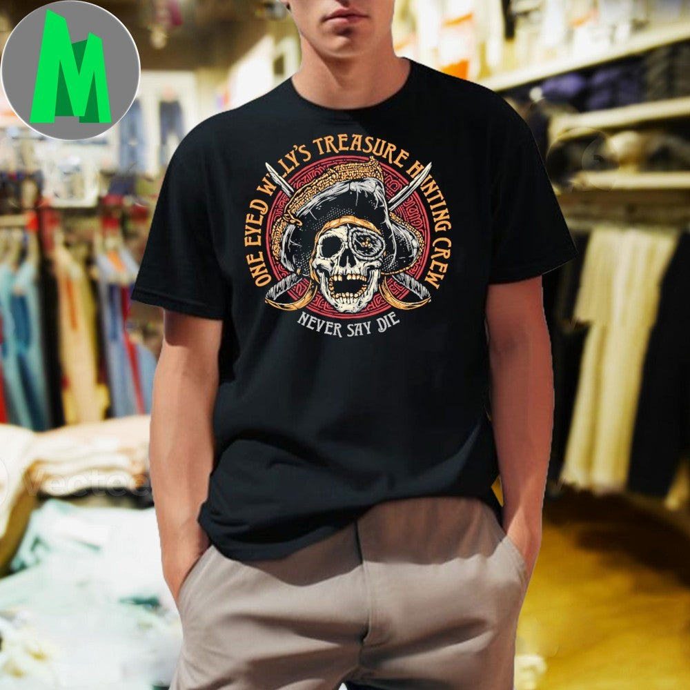 Design Pirate Skull Treasure Hunting Crew Graphic - Adult & Kids T-Shirts, Sweatshirts & Hoodies apparel design preview 1