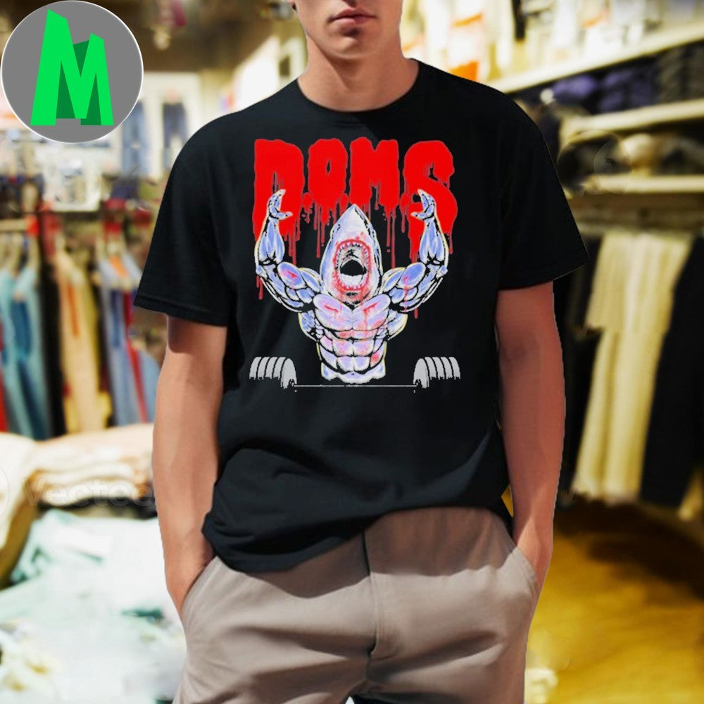 Design Raskol Apparel Doms Shark Blood Red - Adult & Kids T-Shirts, Sweatshirts & Hoodies apparel design preview 1