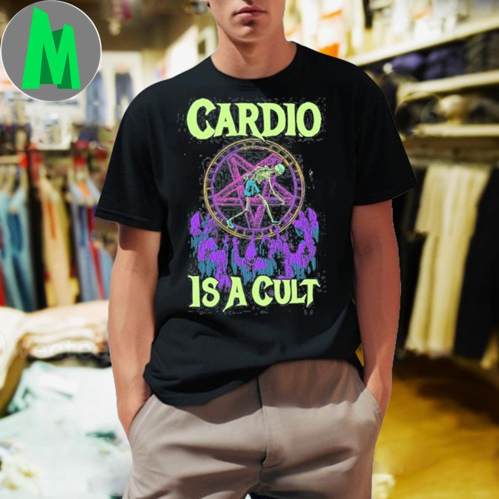 Design Raskolapparel Cardio Is A Cult Gym Fitness - Adult & Kids T-Shirts, Sweatshirts & Hoodies apparel design preview 1