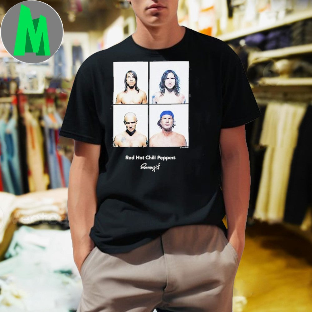 Design Red Hot Chili Peppers 4 Members Photo Grid - Adult & Kids T-Shirts, Sweatshirts & Hoodies apparel design preview 1