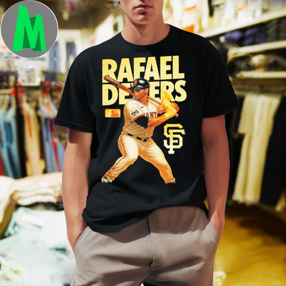 Design SF Giants Rafael Devers Baseball Player - Adult & Kids T-Shirts, Sweatshirts & Hoodies apparel design preview 1