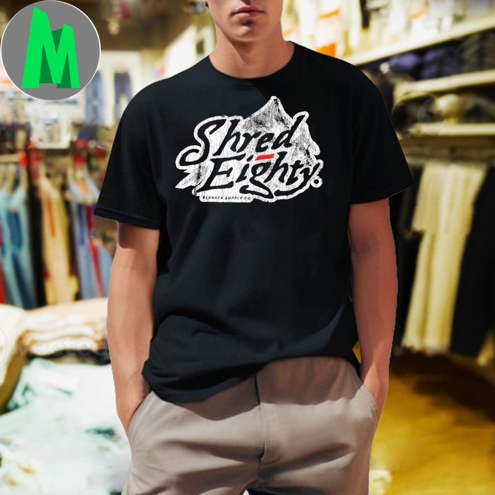 Design Shred Eighty Mountain - Adult & Kids T-Shirts, Sweatshirts & Hoodies apparel design preview 1