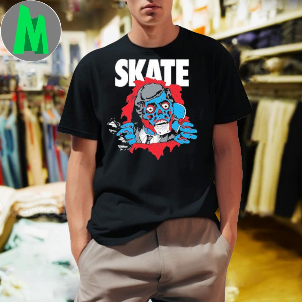 Design Skate Zombie Phone Graphic - Adult & Kids T-Shirts, Sweatshirts & Hoodies apparel design preview 1