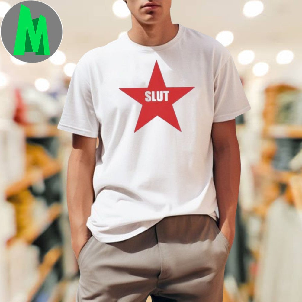 Design Slut Red Star - Adult & Kids T-Shirts, Sweatshirts & Hoodies apparel design preview 1