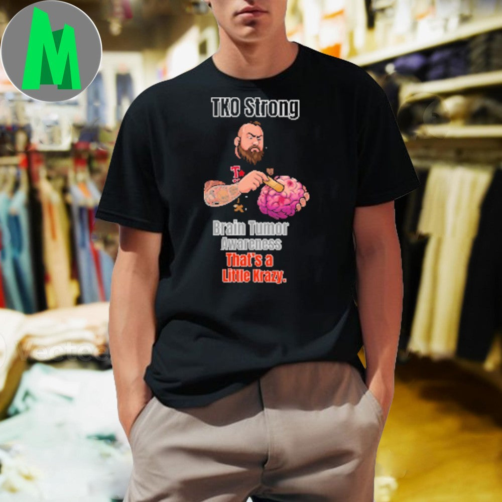 Design TKO Strong Brain Tumor Awareness - Adult & Kids T-Shirts, Sweatshirts & Hoodies apparel design preview 1