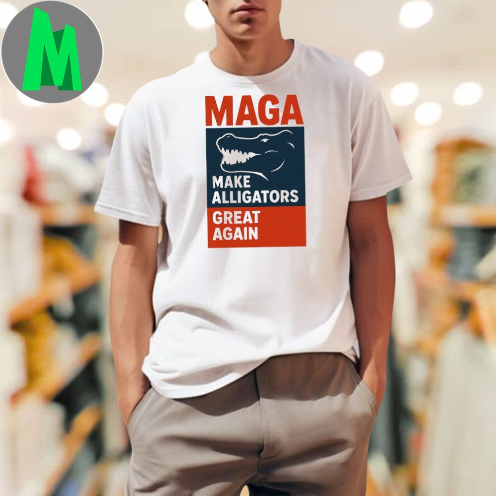Design Trump Maga Make Alligators Great Again Florida - Adult & Kids T-Shirts, Sweatshirts & Hoodies apparel design preview 1