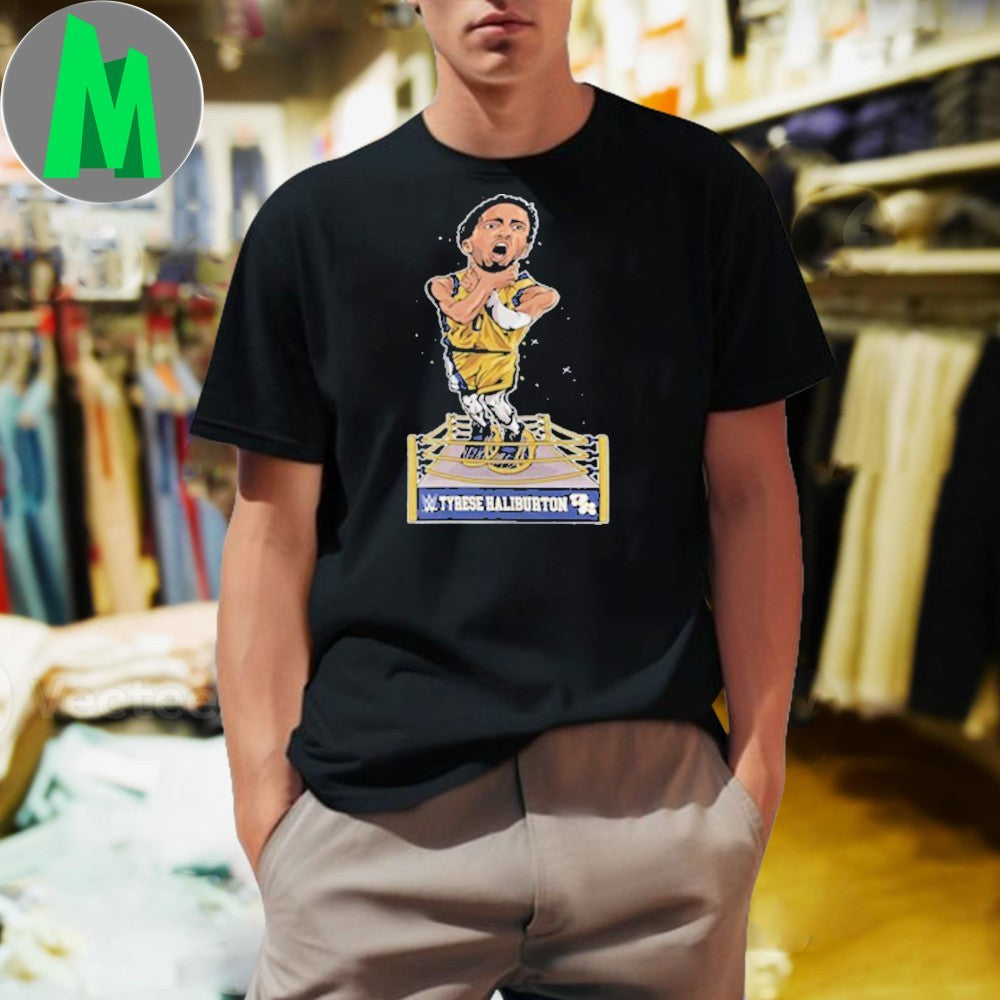 Design Tyrese Haliburton Indiana Pacers Basketball - Adult & Kids T-Shirts, Sweatshirts & Hoodies apparel design preview 1
