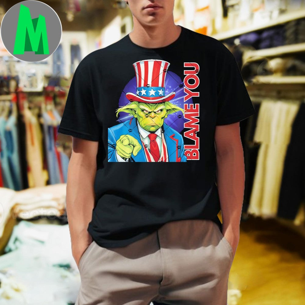 Design Uncle Sam I Blame You July 4th Funny Graphic - Adult & Kids T-Shirts, Sweatshirts & Hoodies apparel design preview 1