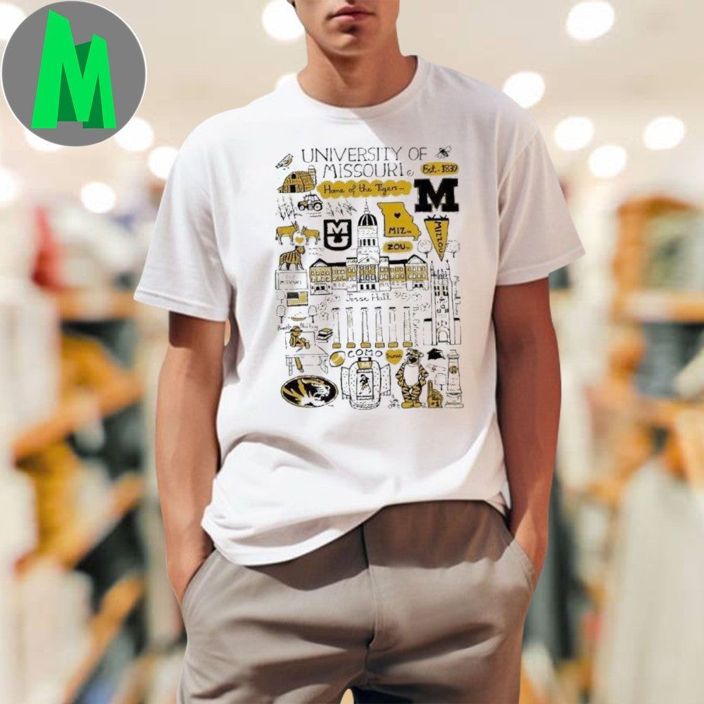 Design University Of Missouri Tigers Art Illustration - Adult & Kids T-Shirts, Sweatshirts & Hoodies apparel design preview 1