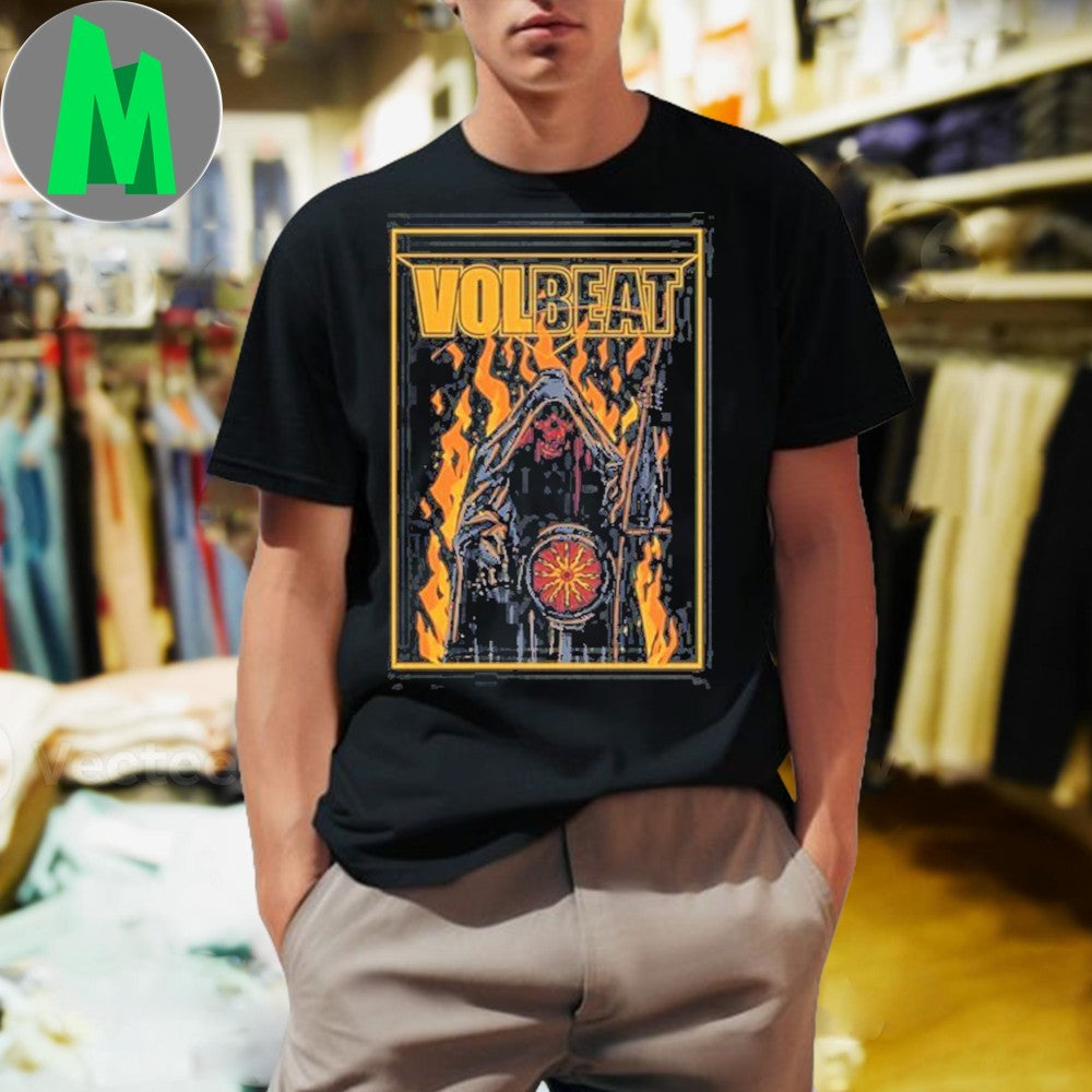 Design Volbeat Heavy Metal Rock Band Grim Reaper - Adult & Kids T-Shirts, Sweatshirts & Hoodies apparel design preview 1