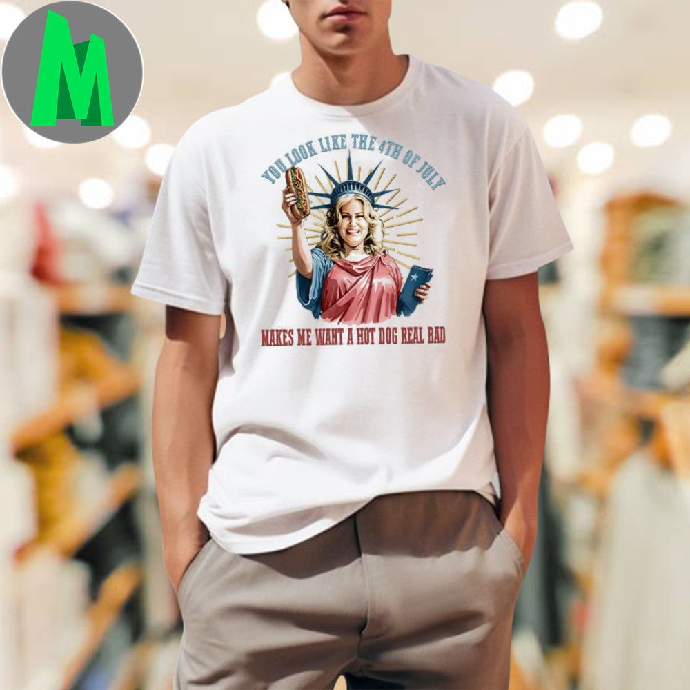 Design You Look Like The 4th Of July Makes Me Want A - Adult & Kids T-Shirts, Sweatshirts & Hoodies apparel design preview 1