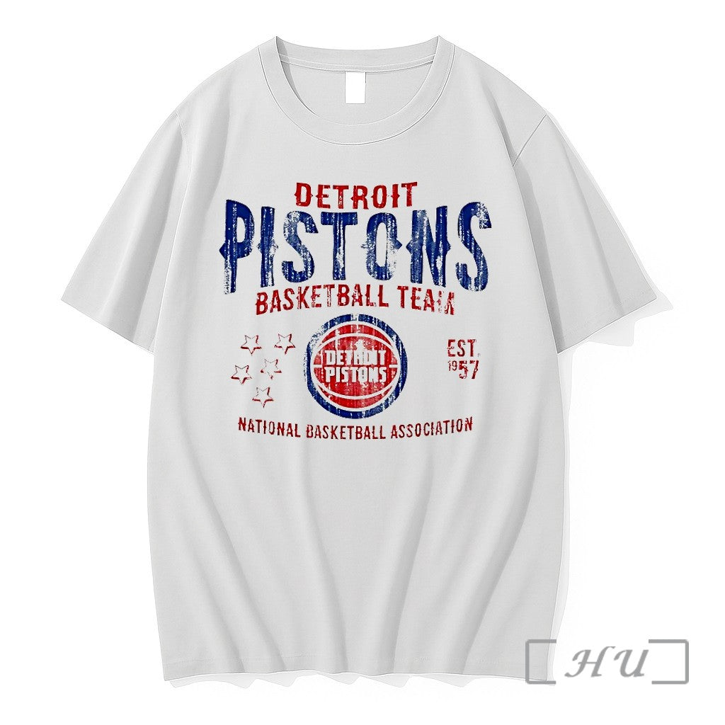 Detroit Pistons Basketball Team National Association - Adult & Kids T-Shirts, Sweatshirts & Hoodies apparel design preview 1