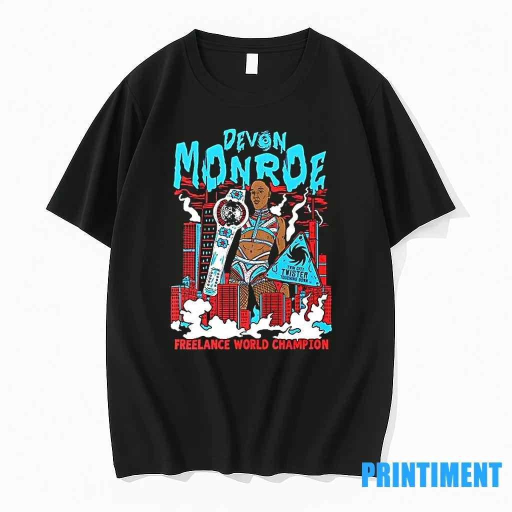 Devon Monroe Freelance World Champ Sweater - Adult & Kids T-Shirts, Sweatshirts & Hoodies apparel design preview 1