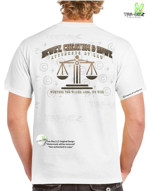 Dewey Cheatum Howe Funny - Adult & Kids T-Shirts, Sweatshirts & Hoodies apparel design preview 1