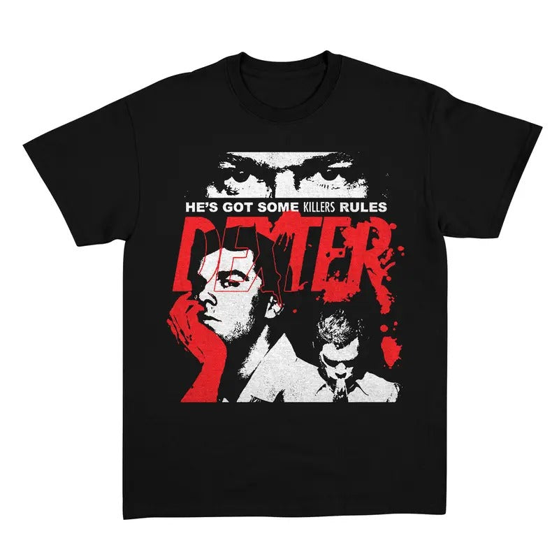 Dexter He Is Got Some Killers Rules Morgan Man Rock - Adult & Kids T-Shirts, Sweatshirts & Hoodies apparel design preview 1