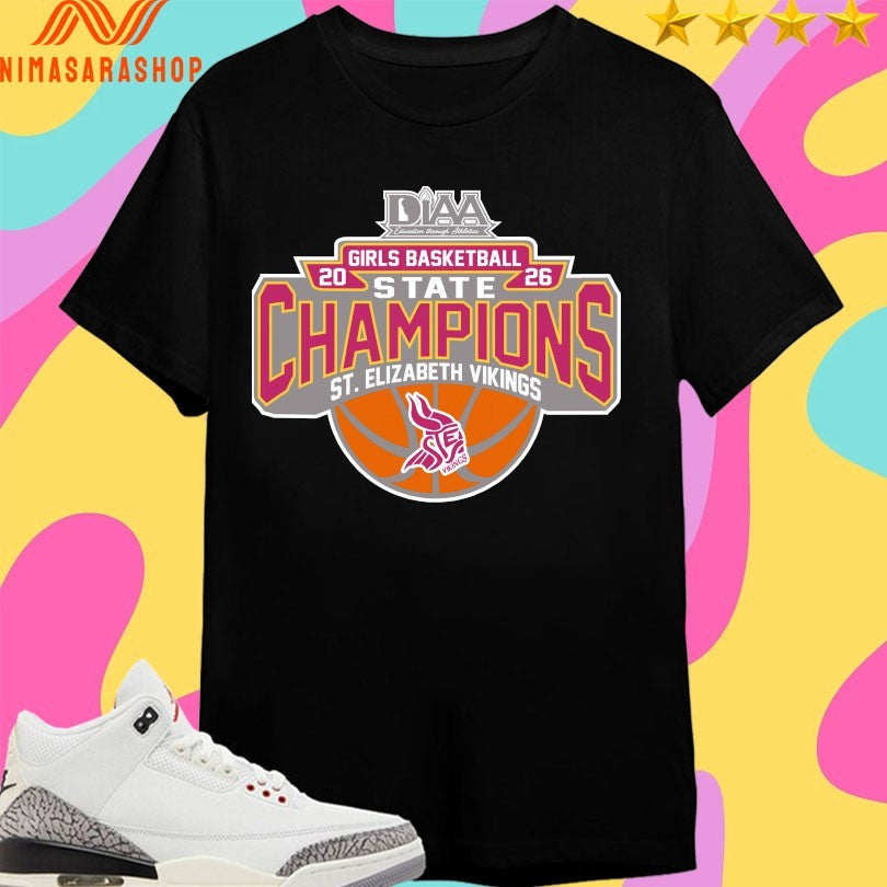Diaa Girls Basketball 2026 State Champions St - Adult & Kids T-Shirts, Sweatshirts & Hoodies apparel design preview 1