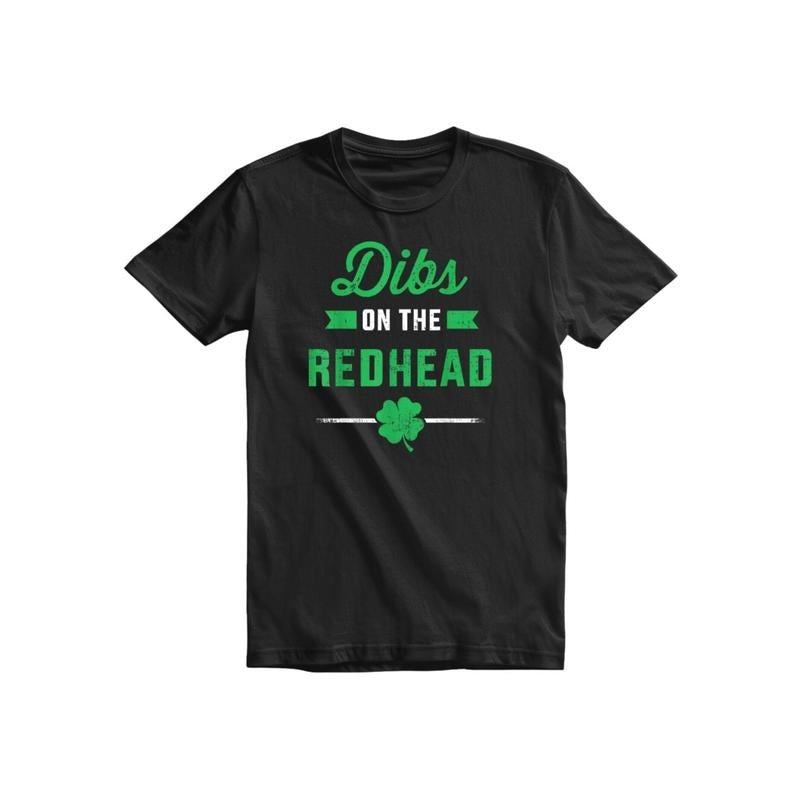 Dibs Red Head St Patrick'S Day Top Family Made USA - Adult & Kids T-Shirts, Sweatshirts & Hoodies apparel design preview 1