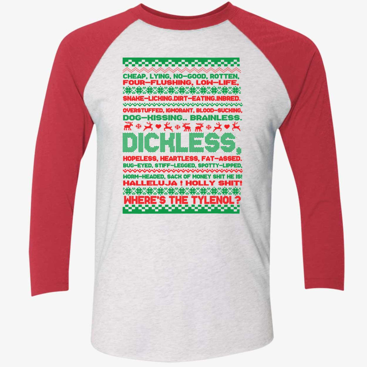 Dichless where’s the t*lenol Christmas Sweater - Holiday Gift product image 3
