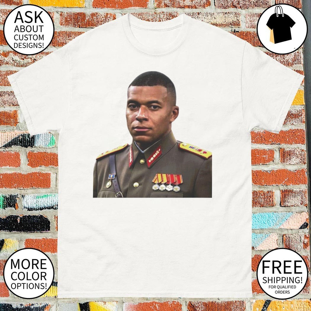 Dictator Mbappe World Cup meme white - Adult & Kids T-Shirts, Sweatshirts & Hoodies apparel design preview 1