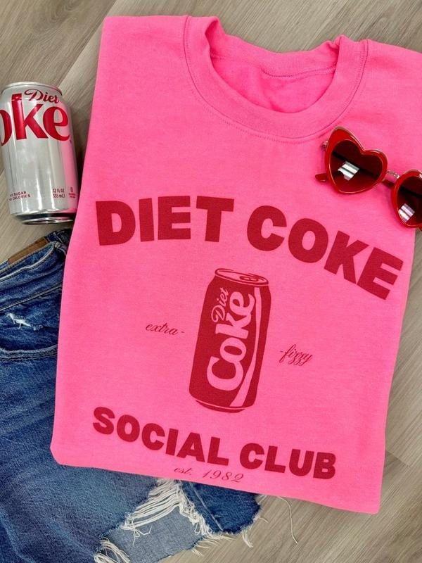 'Diet Coke Social Club' - Adult & Kids T-Shirts, Sweatshirts & Hoodies apparel design preview 1