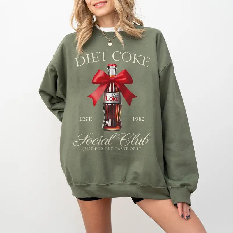 Diet Coke Social Club Lover Fans Soft Girl Drink - Adult & Kids T-Shirts, Sweatshirts & Hoodies apparel design preview 1