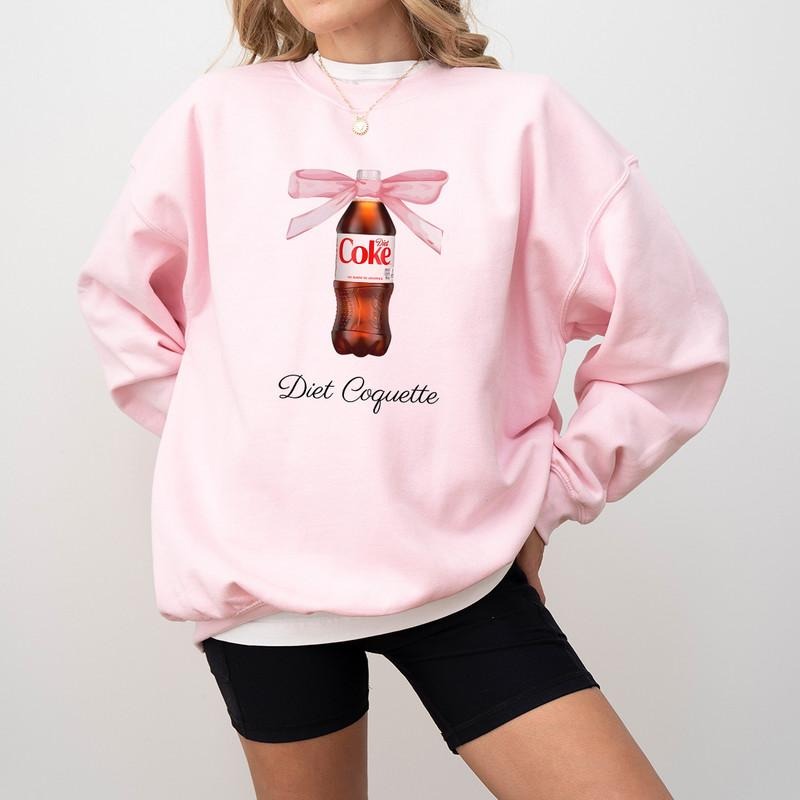 Diet Coke Coquette Bow Soda Lover Y2K Drinking Funny - Adult & Kids T-Shirts, Sweatshirts & Hoodies apparel design preview 1