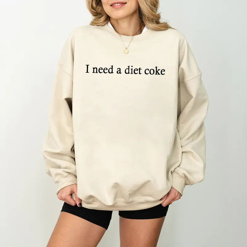 Diet Coke I Need Lover Funny Soda - Adult & Kids T-Shirts, Sweatshirts & Hoodies apparel design preview 1